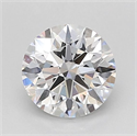 Lab Grown Diamond 1.01 Carats, Round with Ideal Cut, D Color, VVS2 Clarity and Certified by IGI