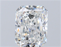 Natural Diamond 1.00 Carats, Radiant with  Cut, F Color, SI1 Clarity and Certified by GIA