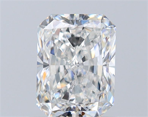 Foto Diamante Natural 1.00 quilates, Radiante , Color F, claridad SI1 y certificado GIA de