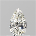 Natural Diamond 0.50 Carats, Pear with  Cut, I Color, VS1 Clarity and Certified by GIA