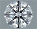 Lab Grown Diamond 1.03 Carats, Round with Ideal Cut, D Color, VVS1 Clarity and Certified by IGI