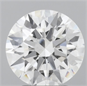 Del inventario de diamantes de laboratorio, 2.53 quilates, Redondo , Color E, claridad VVS2 y certificado IGI
