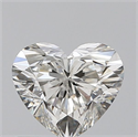 Natural Diamond 0.60 Carats, Heart with  Cut, I Color, VS2 Clarity and Certified by GIA