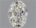 Natural Diamond 0.83 Carats, Oval with  Cut, G Color, SI1 Clarity and Certified by GIA