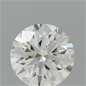 Natural Diamond 0.55 Carats, Round with Excellent Cut, I Color, VS1 Clarity and Certified by IGI