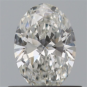 Picture of Natural Diamond 0.51 Carats, Oval with  Cut, F Color, VVS2 Clarity and Certified by GIA