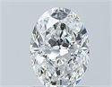 Diamante Natural 0.81 quilates, Ovalado , Color E, claridad VS2 y certificado GIA