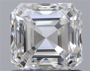 Foto Diamante Natural 1.00 quilates, Asscher , Color G, claridad VS1 y certificado GIA de