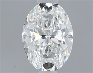Picture of Natural Diamond 0.61 Carats, Oval with  Cut, E Color, VVS2 Clarity and Certified by GIA
