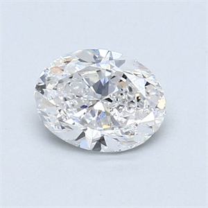 Picture of Natural Diamond 0.80 Carats, Oval with  Cut, D Color, SI1 Clarity and Certified by GIA