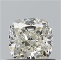 Natural Diamond 0.51 Carats, Cushion with  Cut, K Color, VVS1 Clarity and Certified by GIA