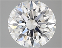 Lab Grown Diamond 2.02 Carats, Round with Ideal Cut, E Color, VVS2 Clarity and Certified by IGI