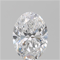Natural Diamond 1.01 Carats, Oval with  Cut, E Color, VS2 Clarity and Certified by GIA