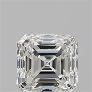 Picture of Natural Diamond 0.70 Carats, Asscher with  Cut, I Color, VVS2 Clarity and Certified by GIA