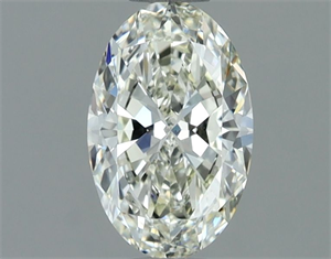 Picture of Natural Diamond 0.90 Carats, Oval with  Cut, K Color, VVS2 Clarity and Certified by IGI