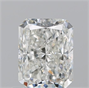 Diamante Natural 0.73 quilates, Radiante , Color I, claridad VVS1 y certificado GIA