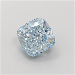 Picture of Lab Grown Diamond 1.78 Carats, CUSHION MODIFIED with  Cut, Fancy Vivid Blue Color, VVS2 Clarity and Certified by IGI