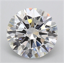 Lab Grown Diamond 5.02 Carats, Round with Excellent Cut, D Color, VVS2 Clarity and Certified by GIA