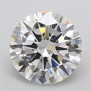 Picture of Lab Grown Diamond 5.02 Carats, Round with Excellent Cut, D Color, VVS2 Clarity and Certified by GIA