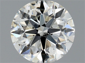 Picture of Natural Diamond 0.81 Carats, Round with Excellent Cut, I Color, SI2 Clarity and Certified by GIA