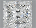 Natural Diamond 3.02 Carats, Princess with  Cut, H Color, VS2 Clarity and Certified by GIA