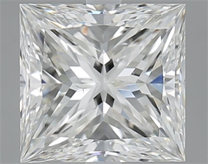 Picture of Natural Diamond 3.02 Carats, Princess with  Cut, H Color, VS2 Clarity and Certified by GIA