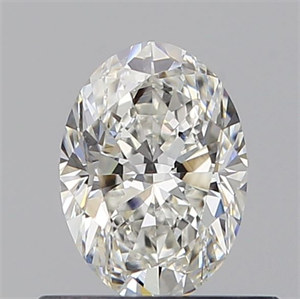 Picture of Natural Diamond 0.53 Carats, Oval with  Cut, G Color, VVS2 Clarity and Certified by GIA