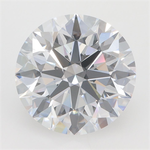 Picture of Lab Grown Diamond 3.03 Carats, Round with Excellent Cut, D Color, VVS2 Clarity and Certified by GIA