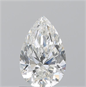 Natural Diamond 1.02 Carats, Pear with  Cut, G Color, SI1 Clarity and Certified by GIA
