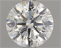 Diamante Natural 0.91 quilates, Redondo , Color J, claridad SI1 y certificado GIA