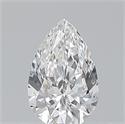 Diamante Natural 0.50 quilates, De pera , Color D, claridad VVS2 y certificado GIA