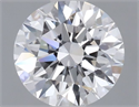 Diamante Natural 0.60 quilates, Redondo , Color D, claridad VS2 y certificado GIA