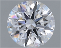 Lab Grown Diamond 1.07 Carats, Round with Ideal Cut, D Color, VVS2 Clarity and Certified by IGI