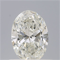 Natural Diamond 0.51 Carats, Oval with  Cut, G Color, VVS1 Clarity and Certified by IGI