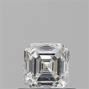 Picture of Natural Diamond 0.51 Carats, Asscher with  Cut, F Color, VS2 Clarity and Certified by GIA
