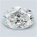 Diamante Natural 2.21 quilates, Ovalado , Color F, claridad VS1 y certificado GIA
