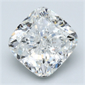 Diamante Natural 4.02 quilates, Del cojín , Color G, claridad SI2 y certificado GIA