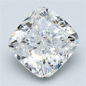 Foto Diamante Natural 4.02 quilates, Del cojín , Color G, claridad SI2 y certificado GIA de