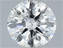 Natural Diamond 1.00 Carats, Round with Excellent Cut, J Color, I1 Clarity and Certified by GIA
