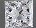 Natural Diamond 1.00 Carats, Princess with  Cut, E Color, VVS1 Clarity and Certified by GIA