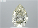 Natural Diamond 1.07 Carats, Pear with  Cut, M Color, I1 Clarity and Certified by GIA
