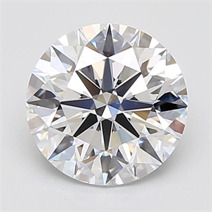Picture of Lab Grown Diamond 4.11 Carats, Round with Ideal Cut, E Color, VVS1 Clarity and Certified by IGI