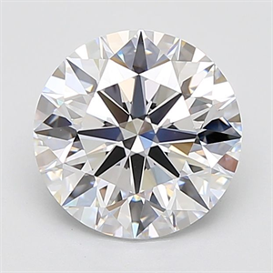 Picture of Lab Grown Diamond 4.11 Carats, Round with Ideal Cut, E Color, VVS1 Clarity and Certified by IGI
