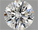 Natural Diamond 0.73 Carats, Round with Excellent Cut, H Color, VS2 Clarity and Certified by GIA