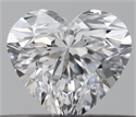 Natural Diamond 0.36 Carats, Heart with  Cut, D Color, VS2 Clarity and Certified by GIA