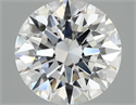 Lab Grown Diamond 2.52 Carats, Round with Ideal Cut, D Color, VVS2 Clarity and Certified by IGI