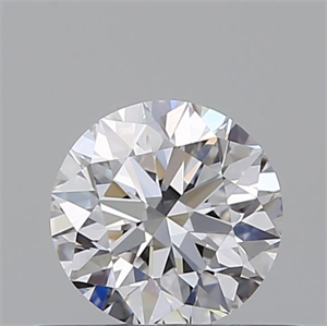 Foto Diamante Natural 0.45 quilates, Redondo , Color D, claridad FL y certificado GIA de
