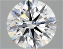 Lab Grown Diamond 3.08 Carats, Round with Ideal Cut, E Color, VS1 Clarity and Certified by IGI