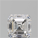 Diamante Natural 2.03 quilates, Asscher , Color F, claridad VS2 y certificado GIA