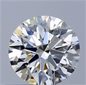 Diamante Natural 0.50 quilates, Redondo , Color I, claridad VS1 y certificado GIA